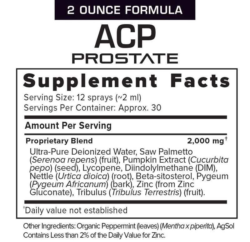 Aps Prostate ACP Prostate: Proactive Prostate Health Supplement for Men — Results RNA