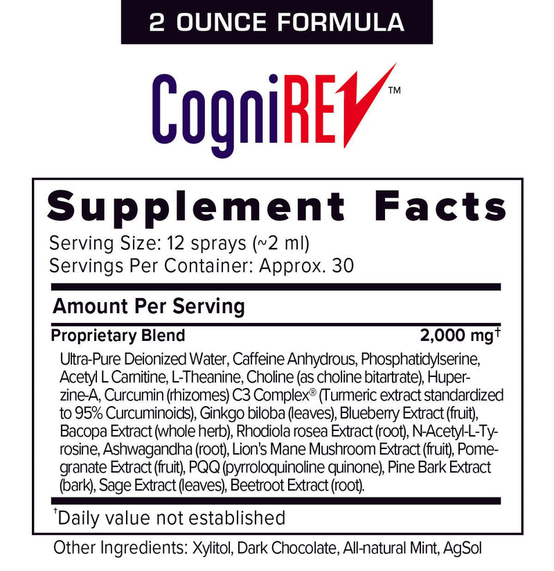 CogniREV Nootropic Brain Boost - Results RNA